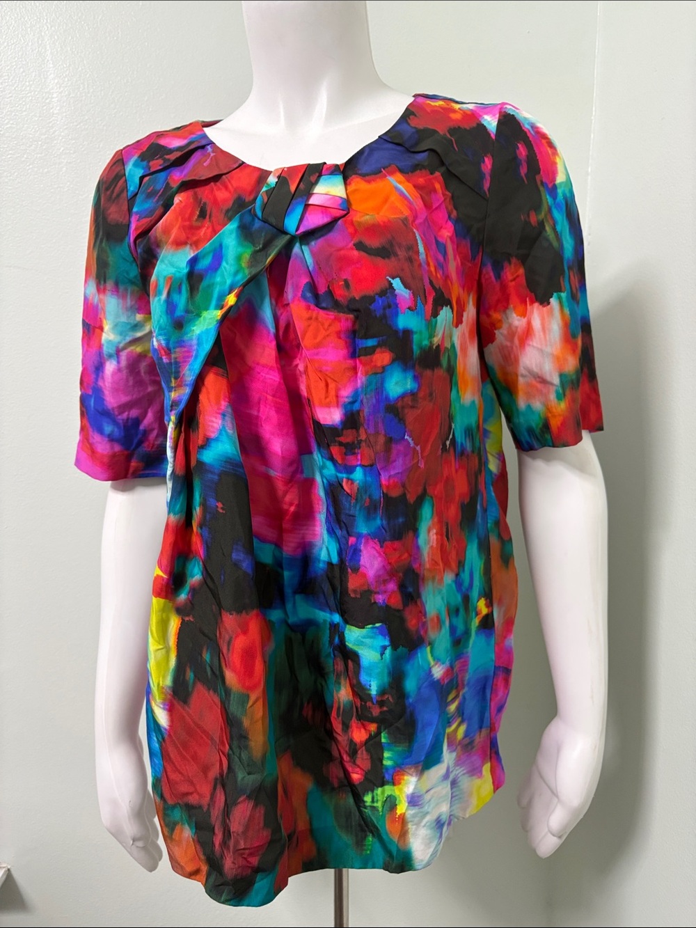 Thakoon Colorful Silk Top size 2